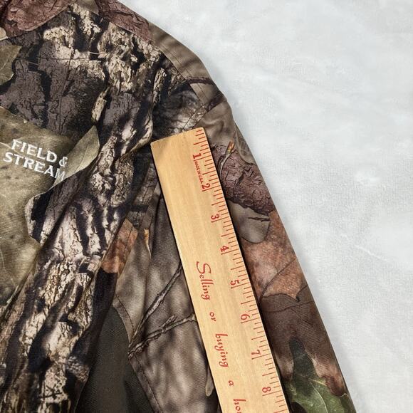 Youth Lg Field&Stream Mossy Oak Break Up Country Camo Jacket W/Hood - Picture 12 of 14